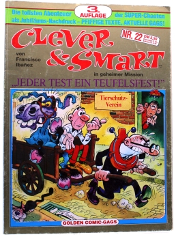 Clever & Smart in geheimer Mission Comic Album Nr. 22: Jeder Test ein Teufelsfest